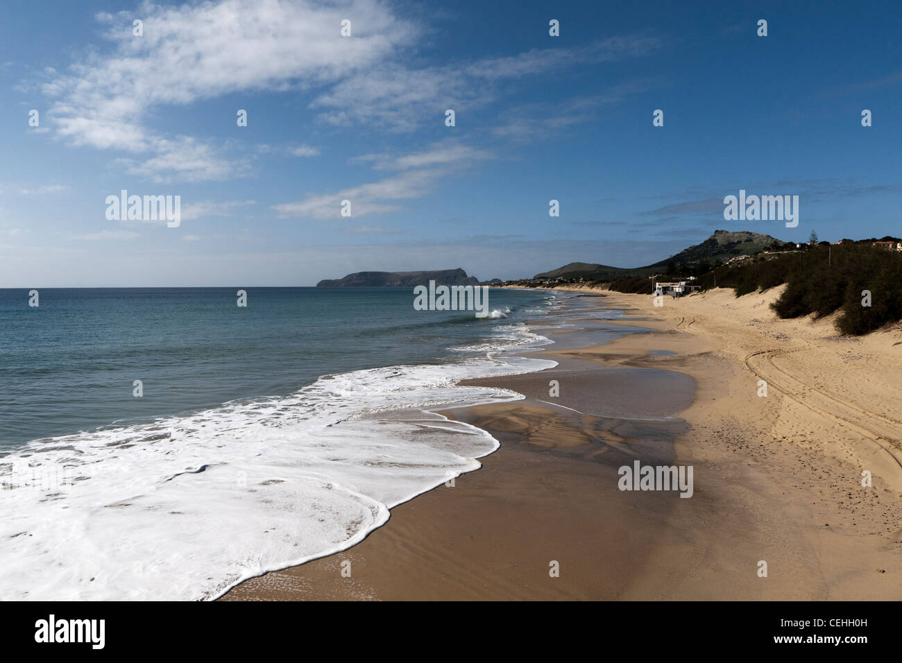 Strand von Porto Santo, Portugal Stockfoto