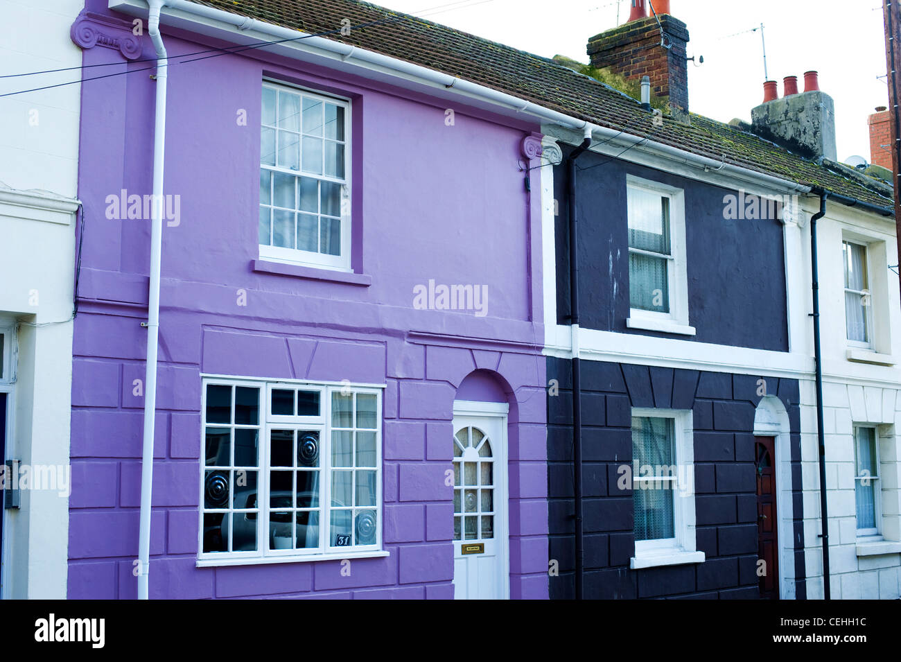 pics Brighton England Real Estate https www alamy de stockfoto hell gestrichenen reihenhauser north laine brighton england 43412472 html