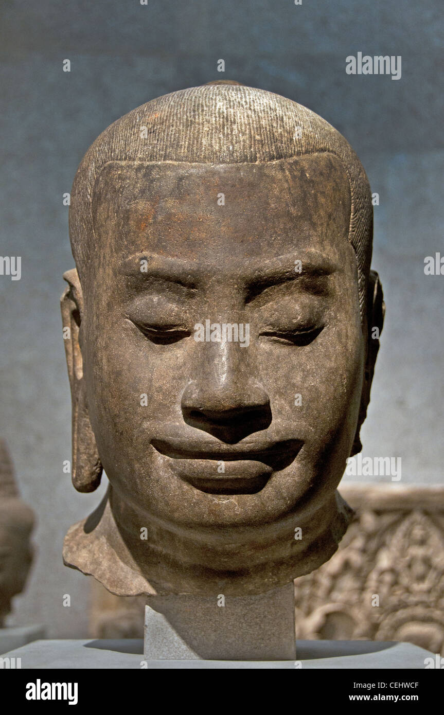 Jayavarman VII König Khmer Reich 12 - 13 Jh. Kambodscha Bayon-Stil Stockfoto