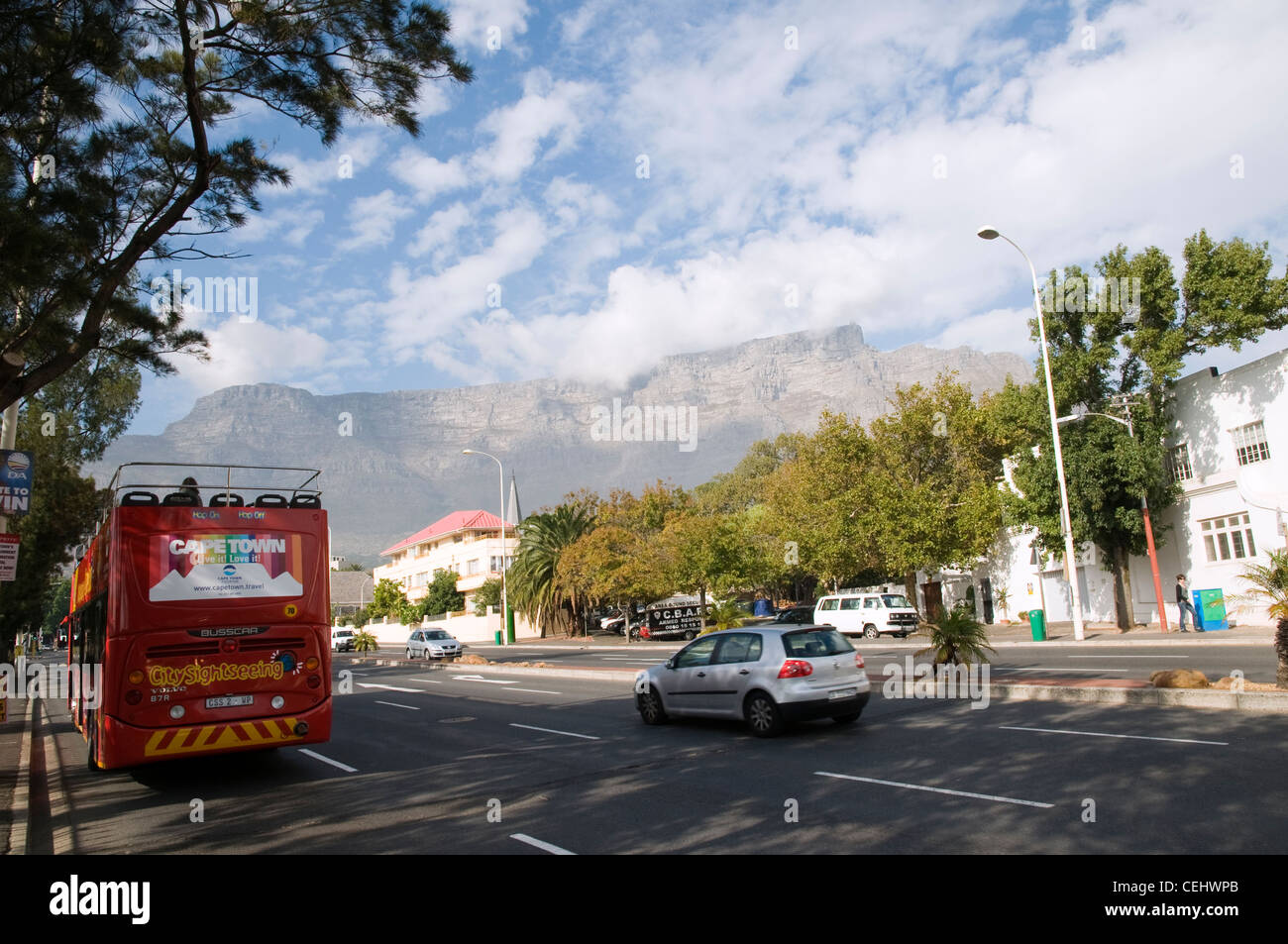 Kapstadt Tour-Bus. Kapstadt, Western Cape Provinz. Stockfoto