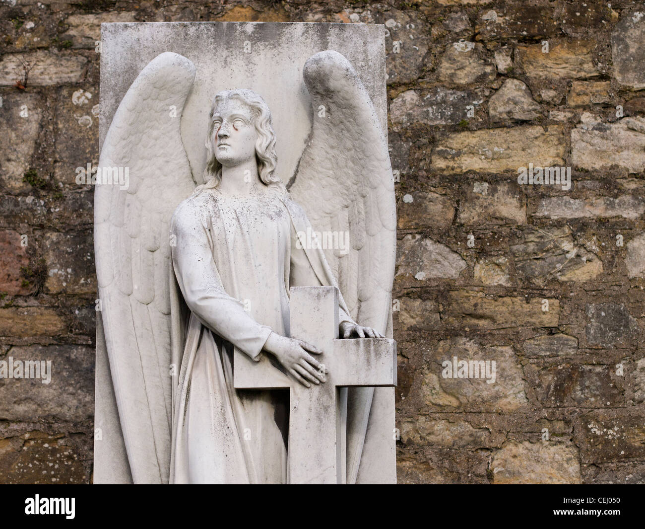 Engel und Kreuz Memorial, St. Andrews Stockfoto