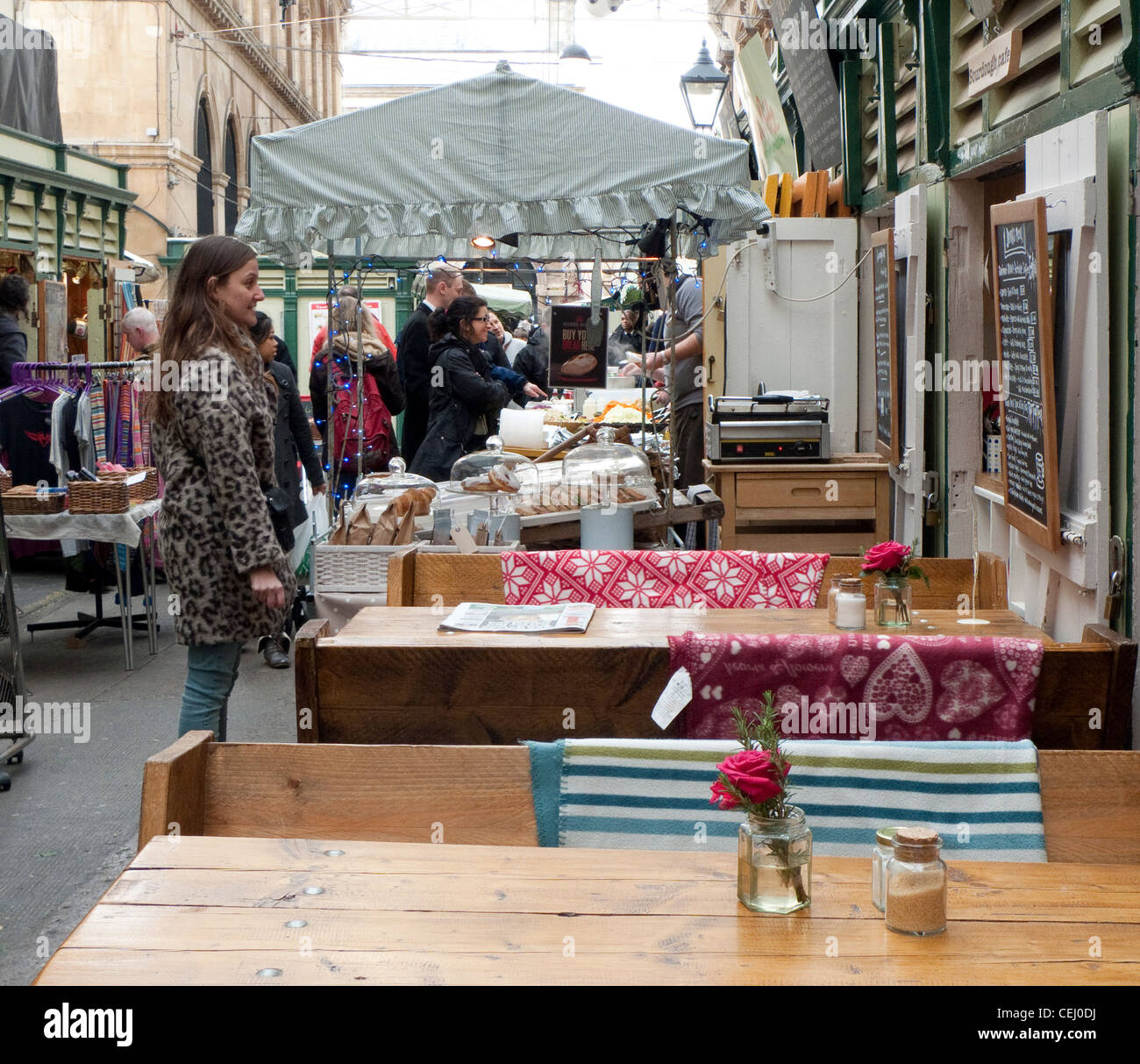St Nicholas Market Bristol Stockfoto