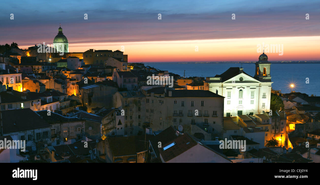 Alfama Lisboa Lissabon Portugal Europa Europe Stockfoto