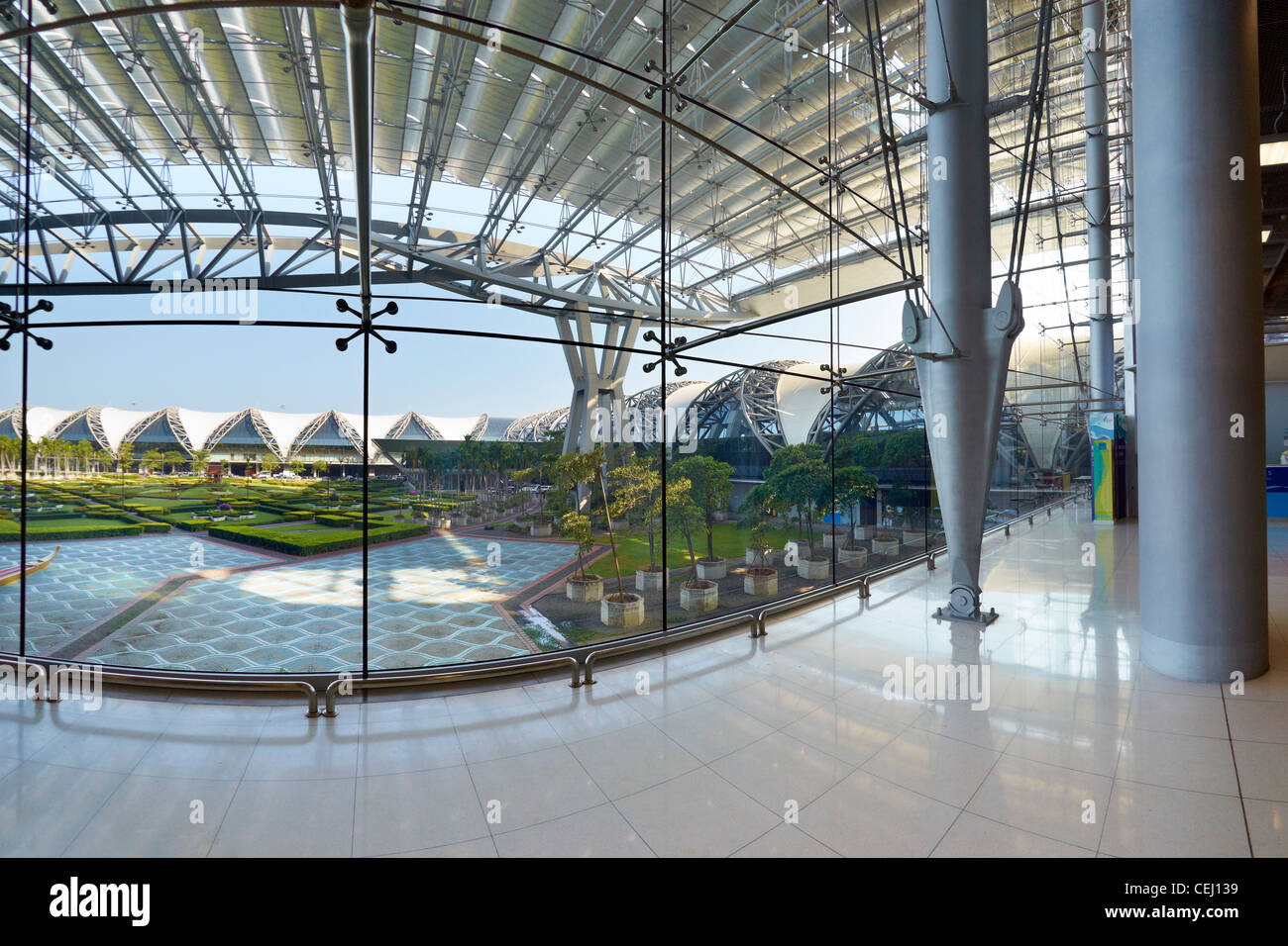 Thailand - Bangkok-Suvarnabhumi International Airport in Bangkok Stockfoto