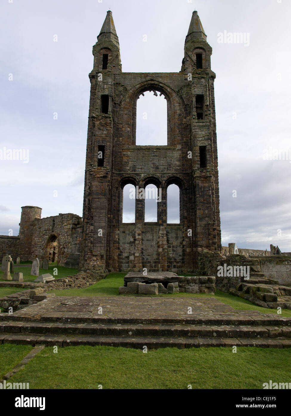 Kathedrale von St Andrews, Fife, Schottland Stockfoto