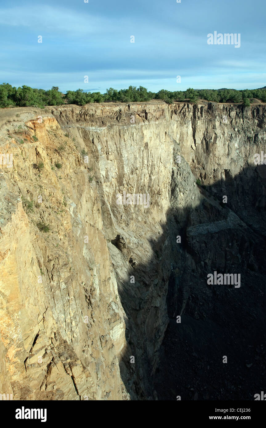 JAGERSFONTEIN öffnen mir, The Jagersfontein Big Hole, Freistaat Stockfoto