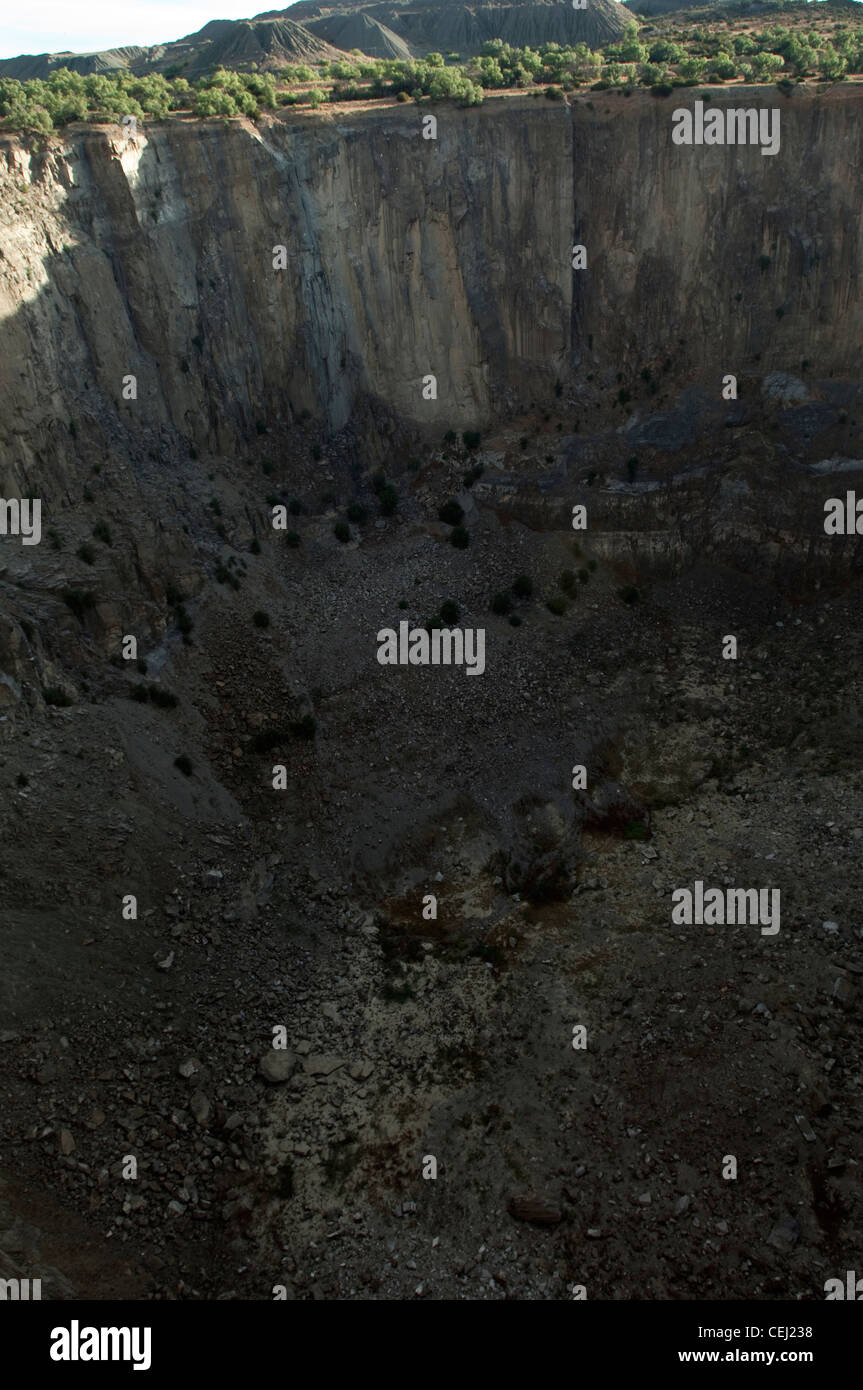 JAGERSFONTEIN öffnen mir, The Jagersfontein Big Hole, Provinz Free State Stockfoto