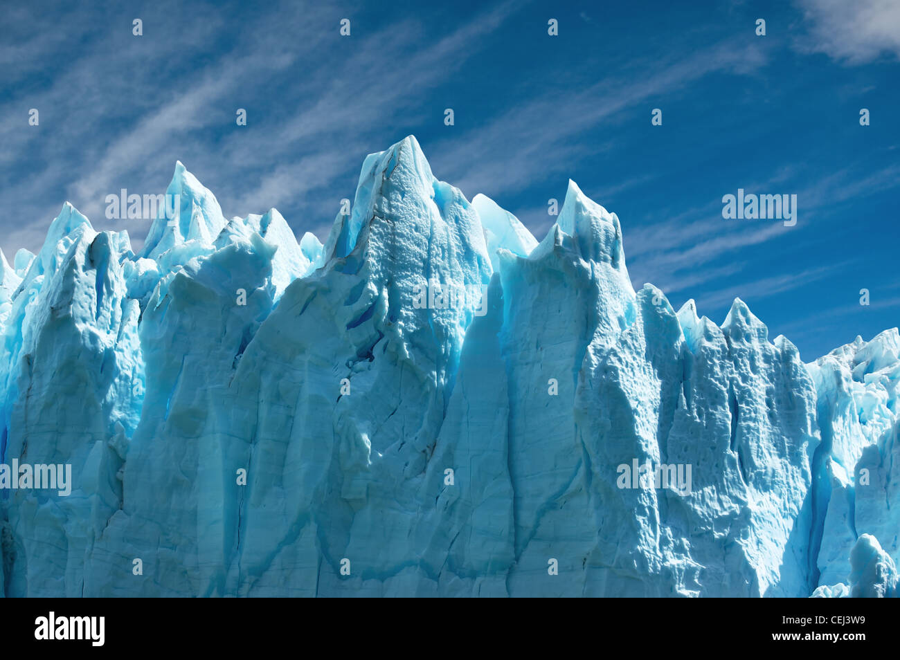 Perito Moreno Gletscher, Patagonien, Argentinien. Stockfoto