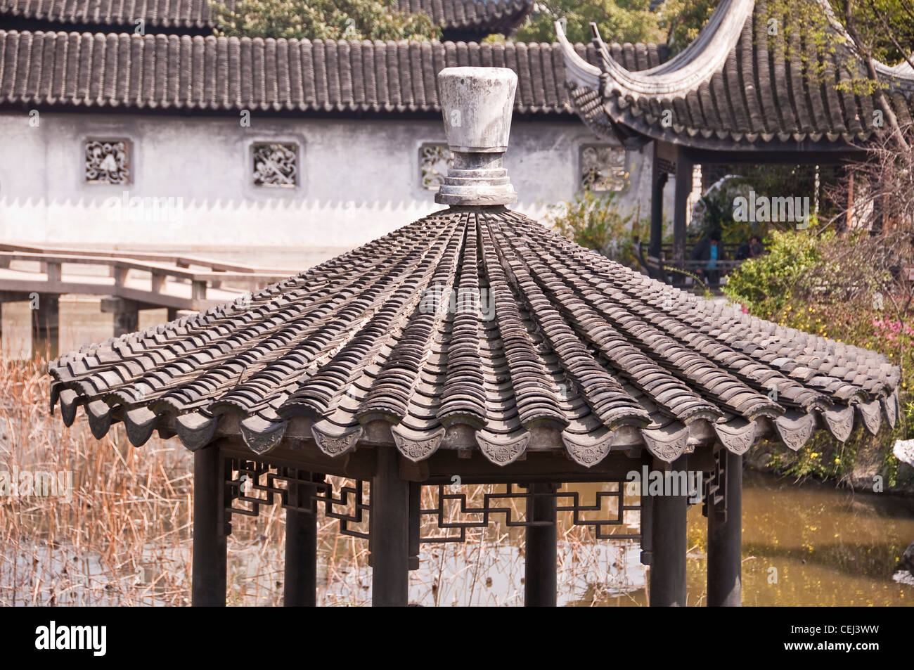 Hongyin Berg-Villa - Mudu in der Nähe von Suzhou (China) Stockfoto
