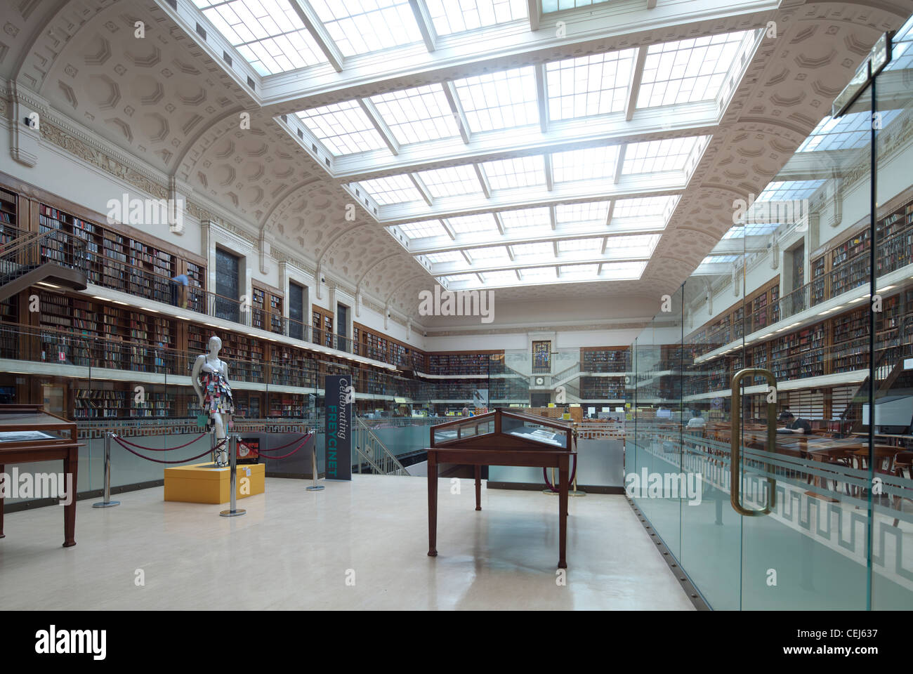 Großen Lesesaal der Staatsbibliothek, Macquarie Street, Sydney, Australien Stockfoto
