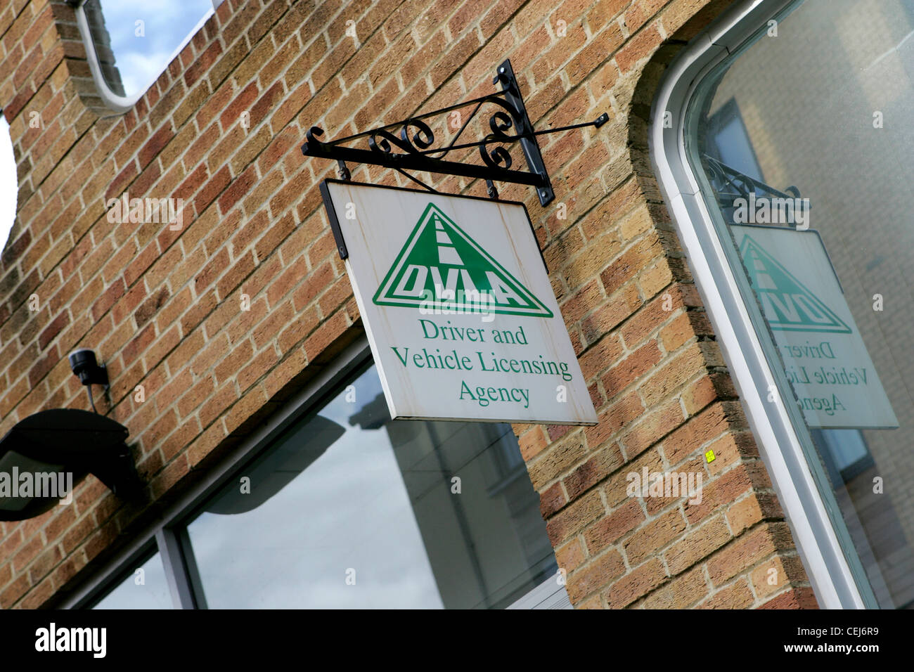 DVLA Regionalzentrum in Oxford Stockfoto