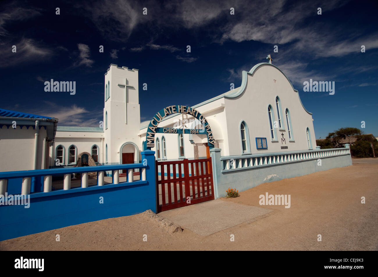 Unbeflecktes Herz von Mary Church, Port Nolloth, Nordkap Stockfoto