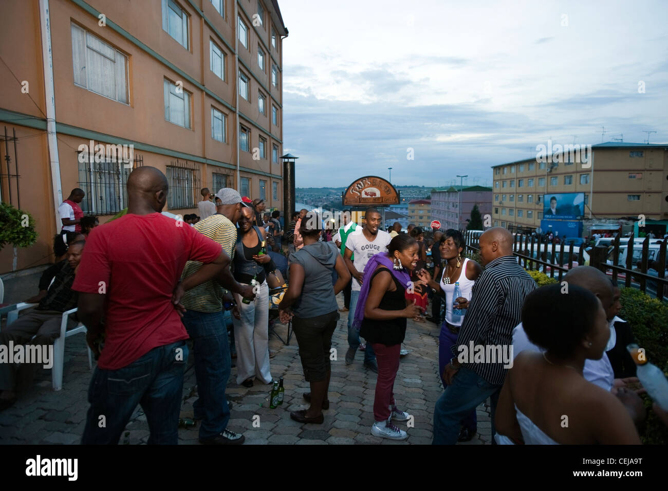 Joes Metzgerei, Alexandra, Johannesburg, Gauteng Stockfotografie Alamy