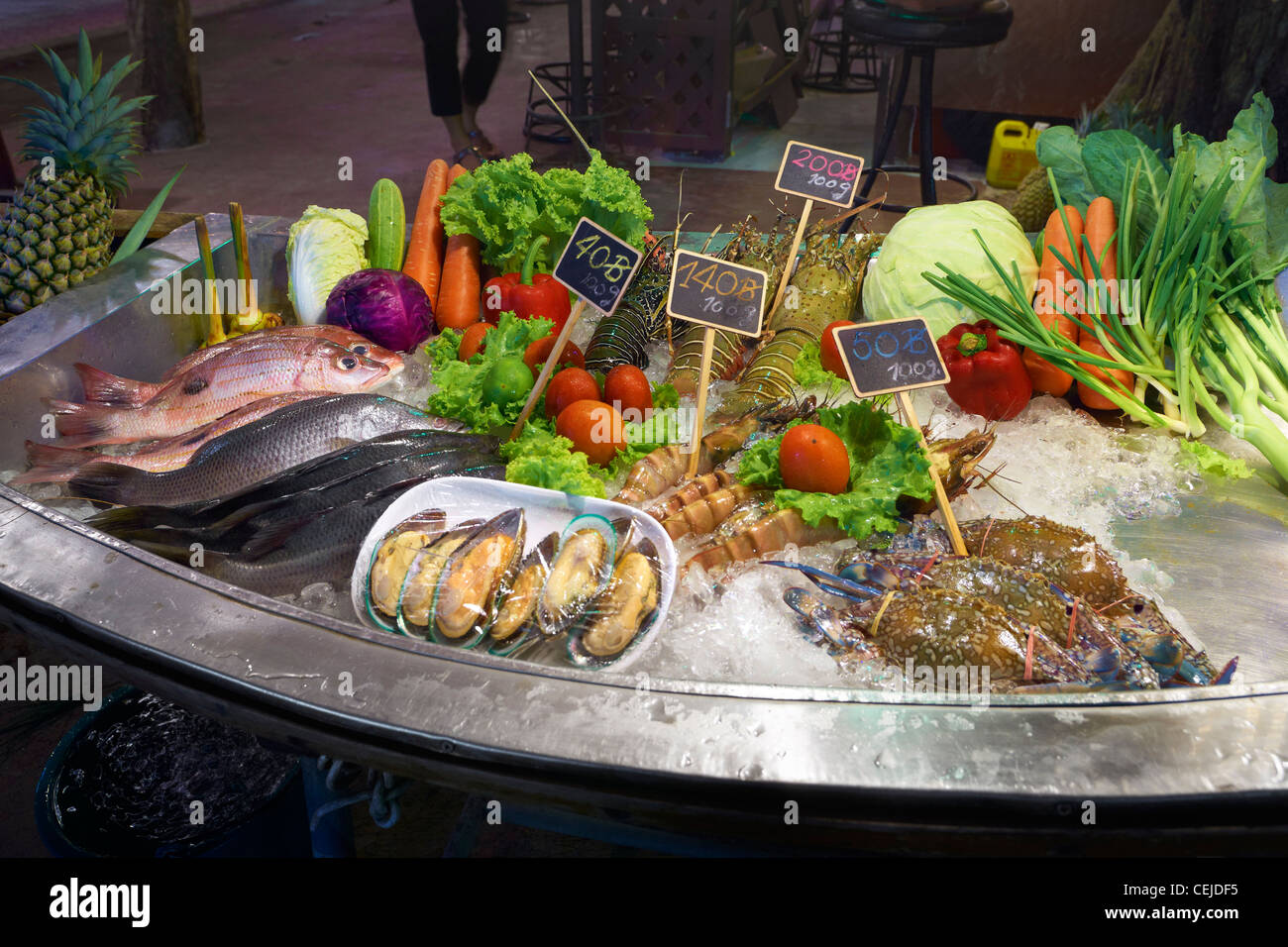 Seafood Restaurant Phuket, Thailand Stockfoto