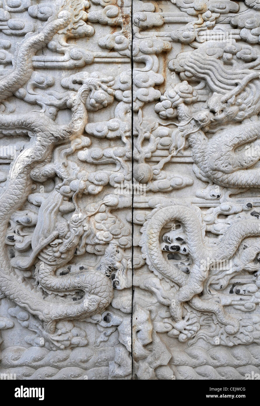 Komplizierte kunstvoll geschnitzten Carving Steinplatte Flachrelief