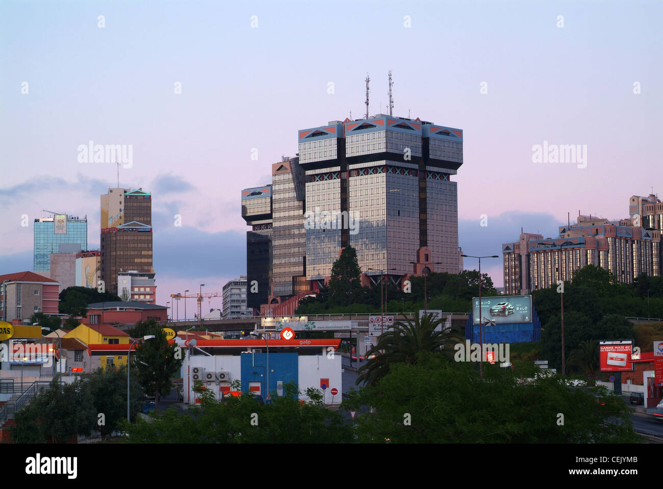 Centro Comercial Das Einkaufszentrum Amoreiras Lissabon Portugal Stockfoto