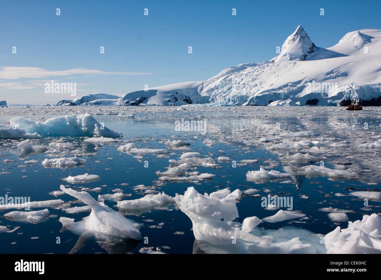 Eisberge in der Antarktis Stockfoto