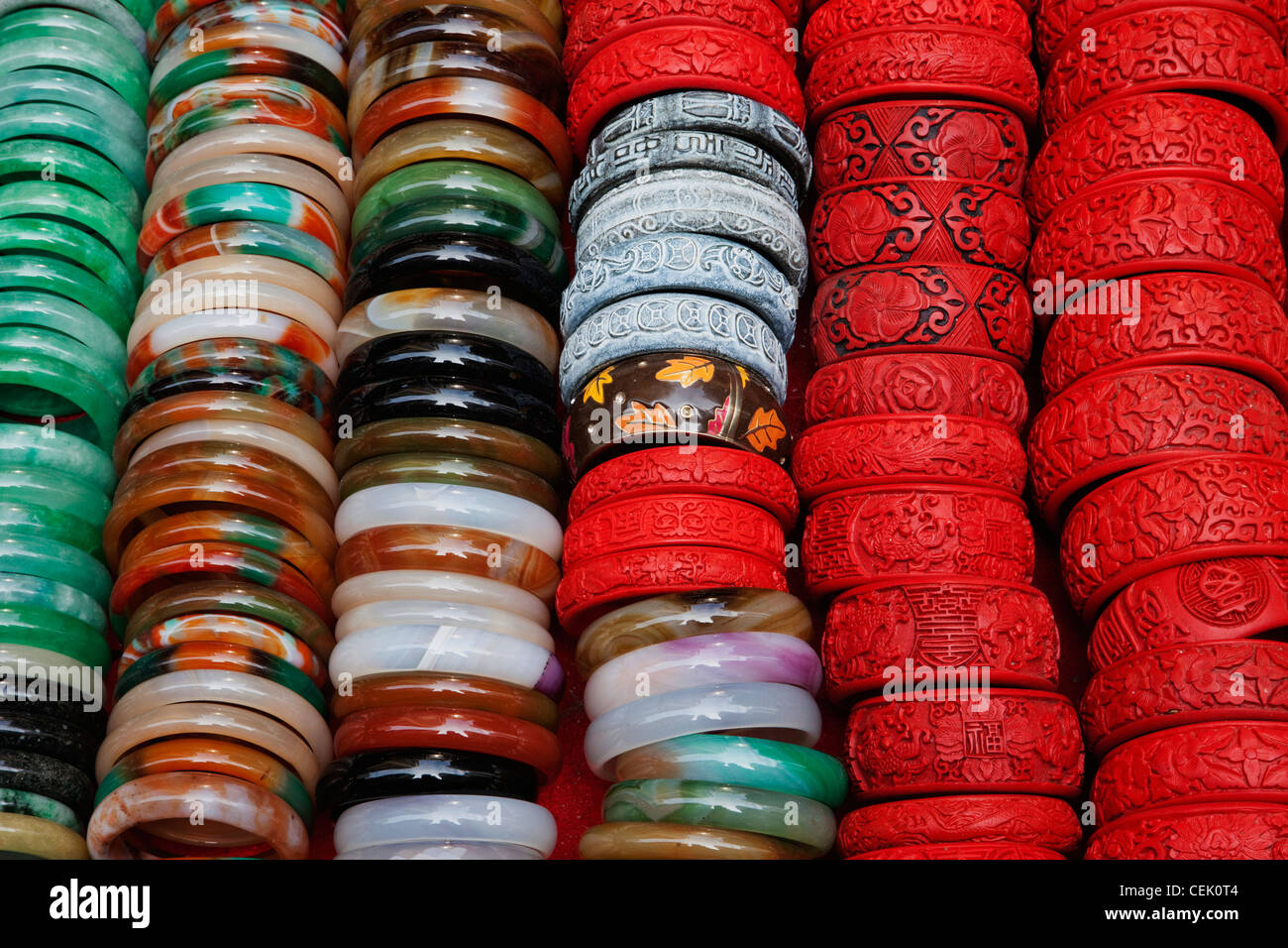 Bangals auf dem Jade Markt. Hongkong, China Stockfoto