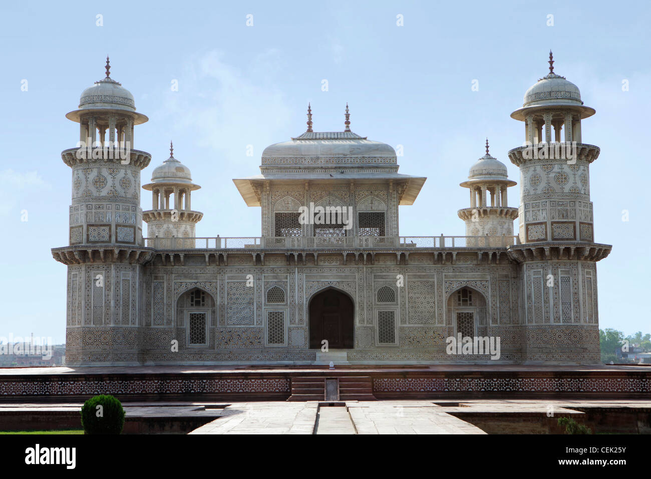 Itmad-Ud-Daulah Grabmal Baby Taj, Agra, Indien Stockfoto