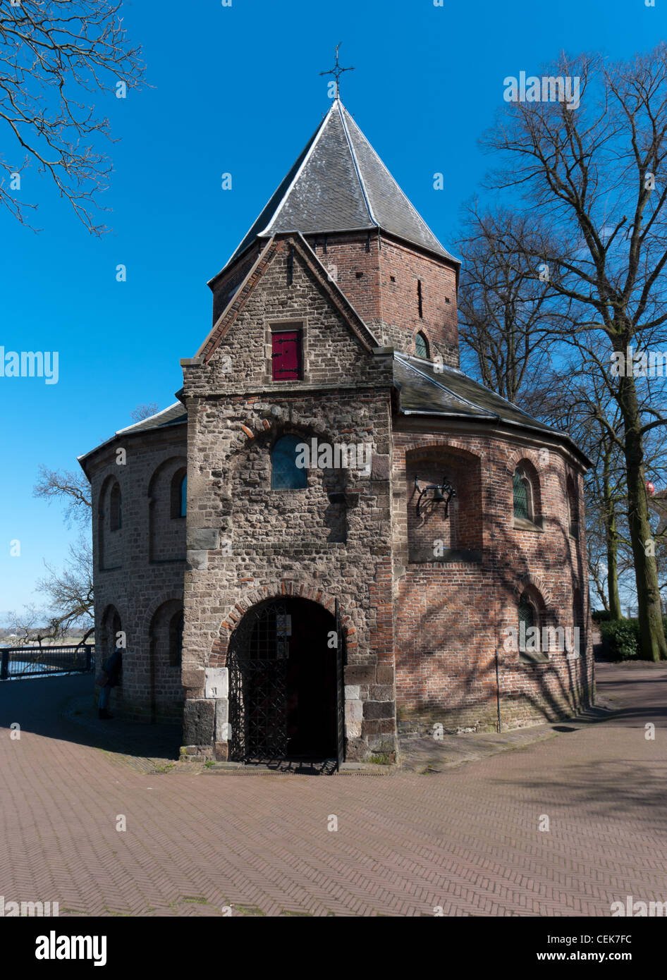 Sint-Nicolaaschapel oder Valkhofchapel in Nijmegen in den Niederlanden auf die Überreste einer römischen Palast-Kapelle gebaut. Stockfoto