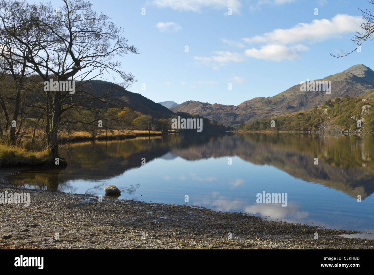 Llyn Gwynant, Snowdonia, Gwynedd, Wales Stockfoto