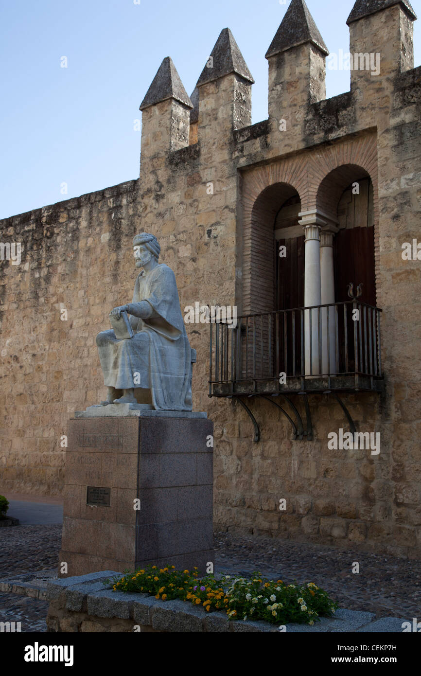 Spanien, Andalusien, Cordoba, Averroes-Denkmal Stockfoto