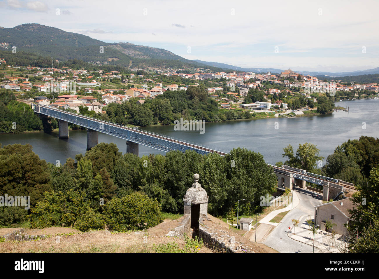 Portugal, Valenca Gemeinde Valenca Minho, die befestigte Stadt Valenca Minho, Turm Stockfoto