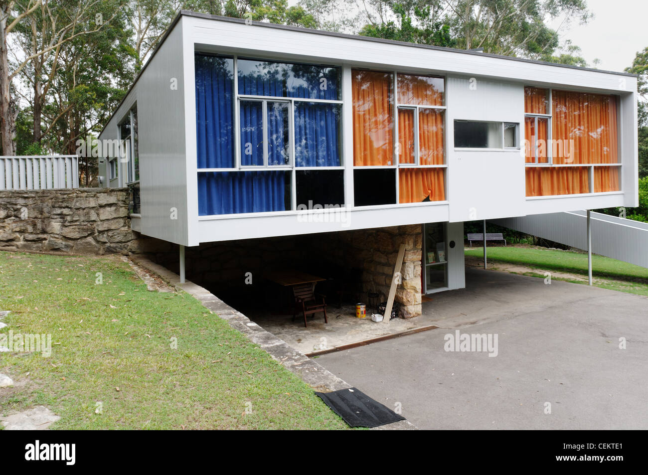 Die Rose Seidler House, Wahroonga, Australien Stockfoto