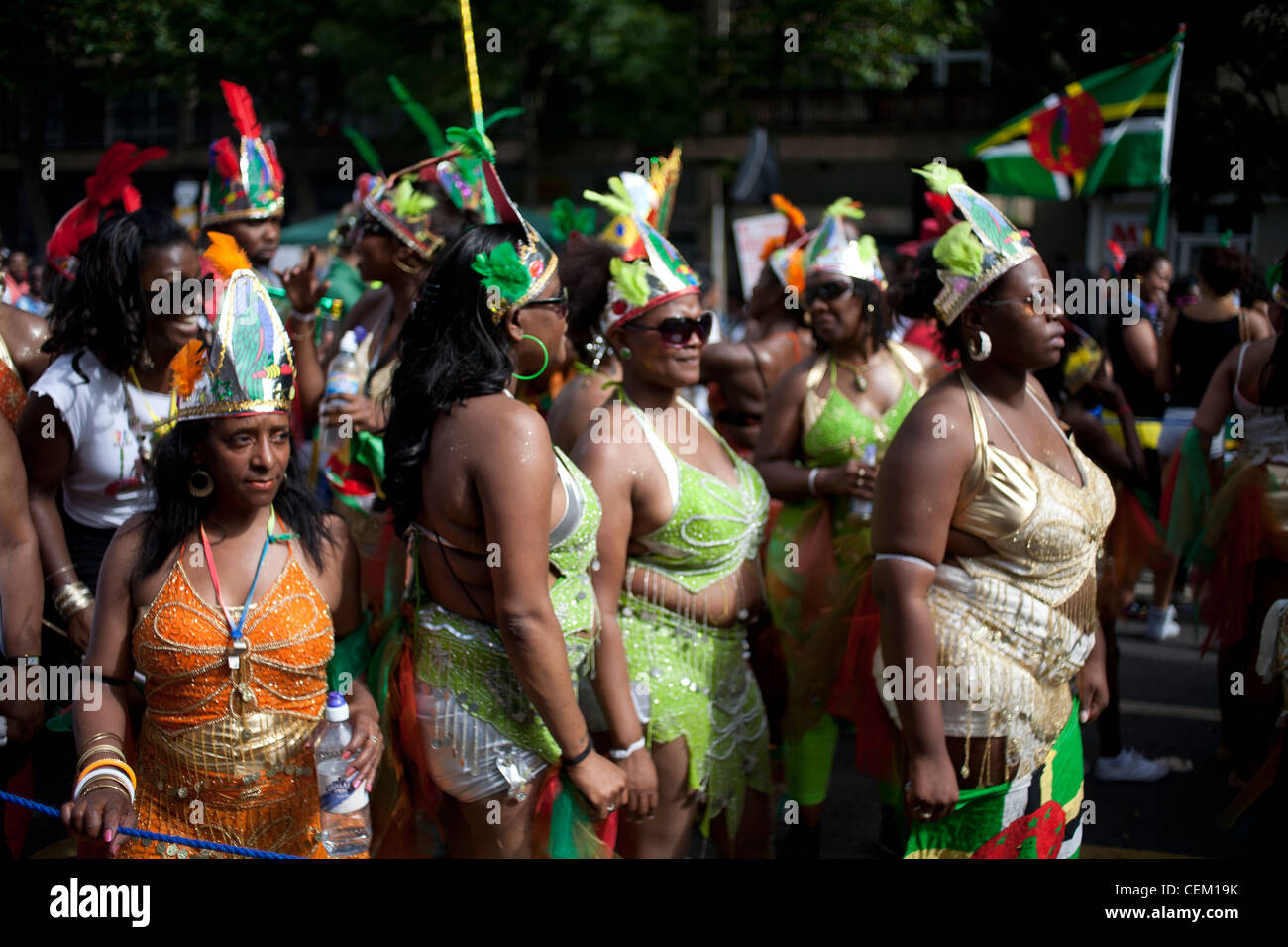 Notting Hill Carnival Nord-London Stockfoto