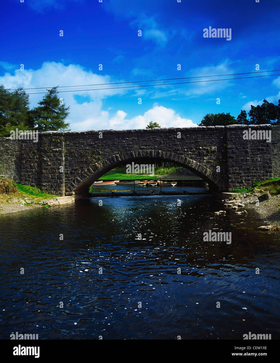 Co Westmeath, Brücke von Finnea Site von einem Cromwell Schlacht, Irland Stockfoto