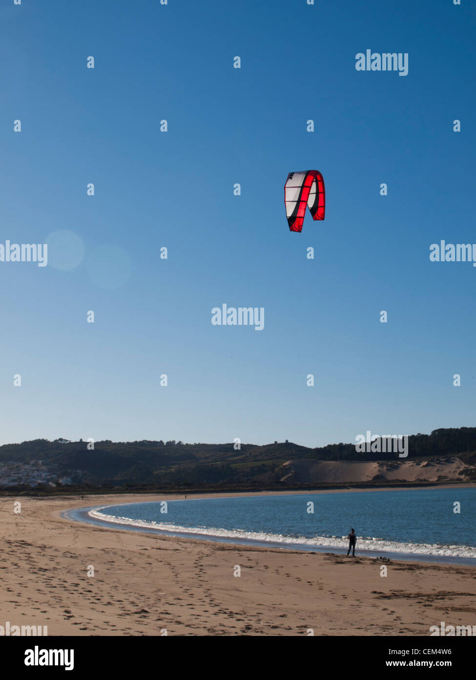 São Martinho Porto bay Stockfoto