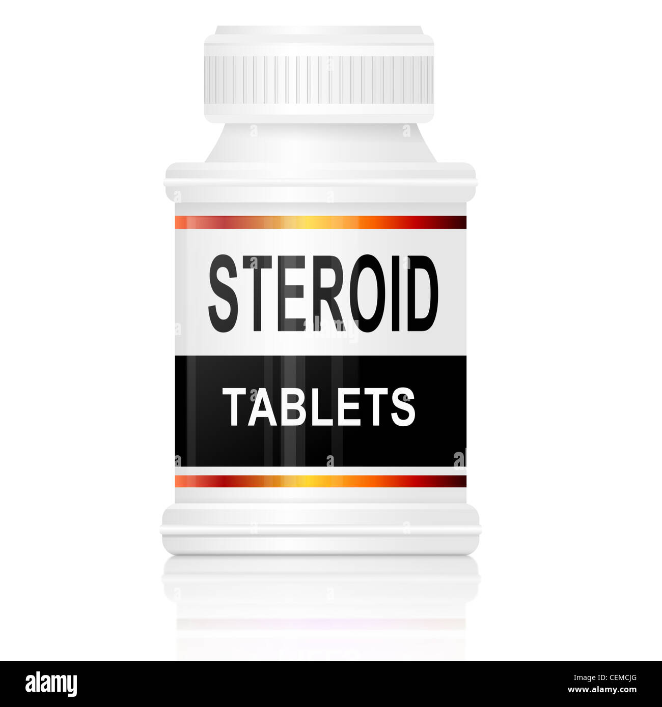 Steroid-Tabletten. Stockfoto
