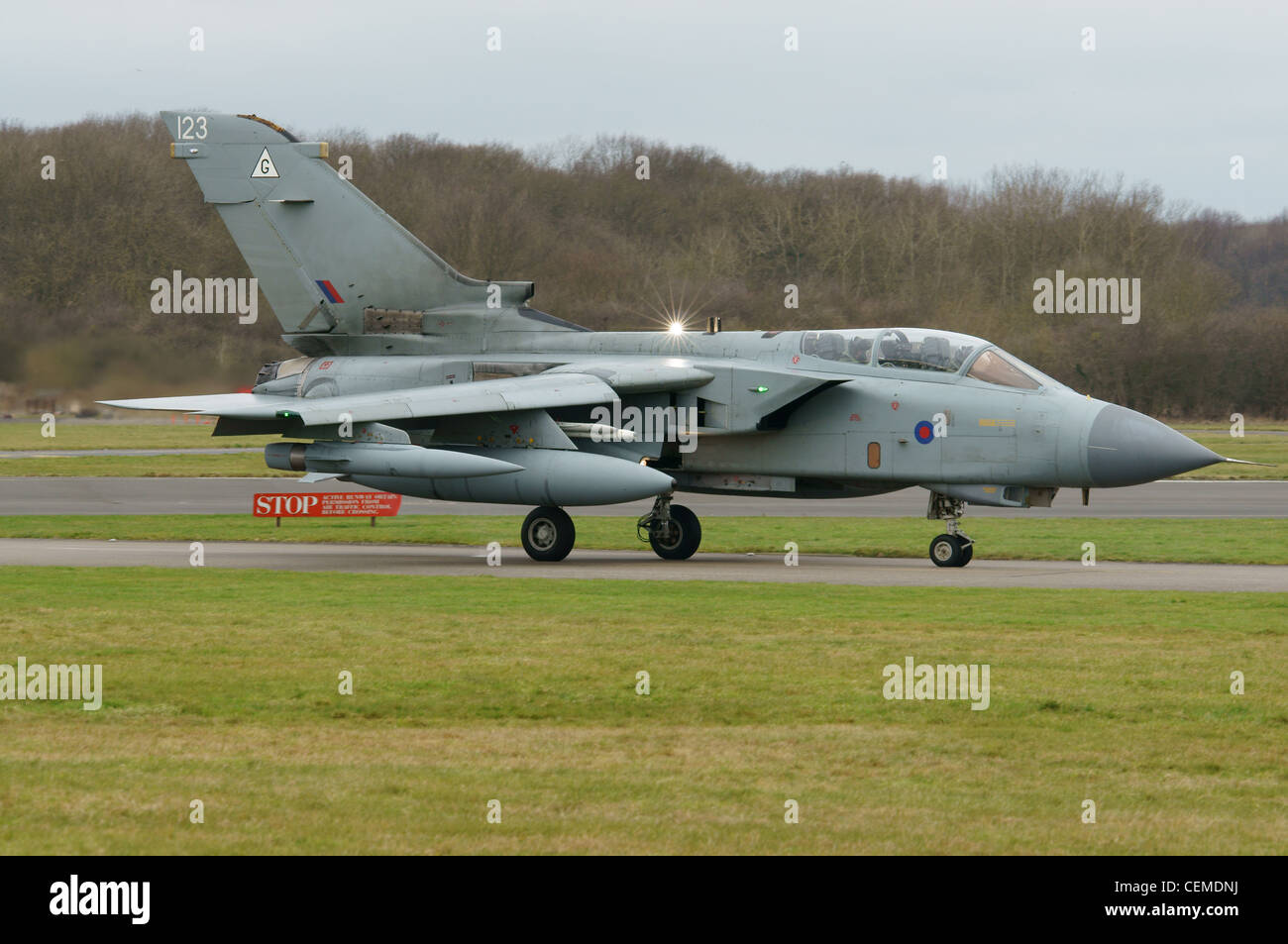 Tornado bei RAF Linton auf Ouse Stockfoto