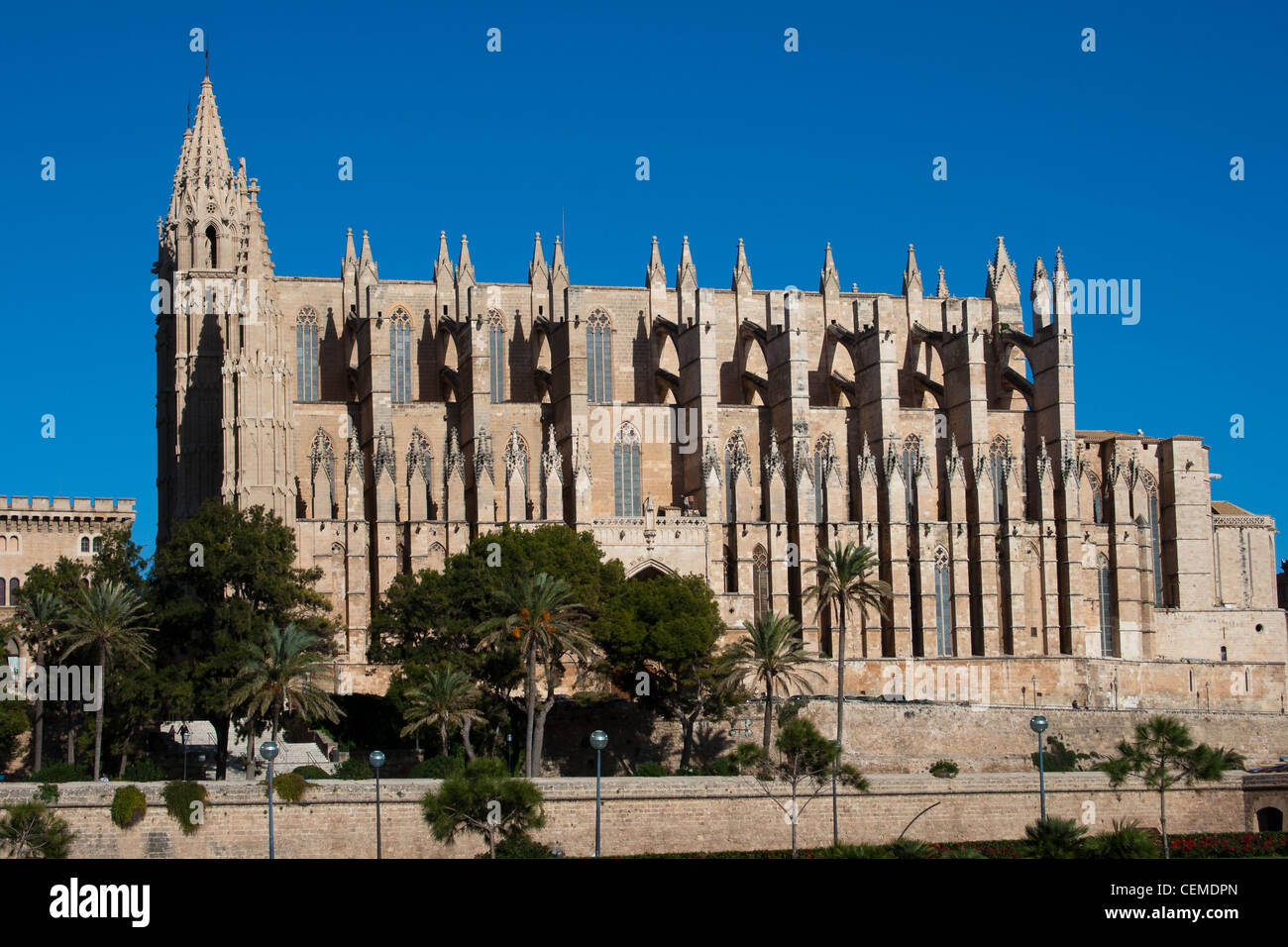 Kathedrale La Seu, Palma, Mallorca, Balearen, Spanien Stockfoto