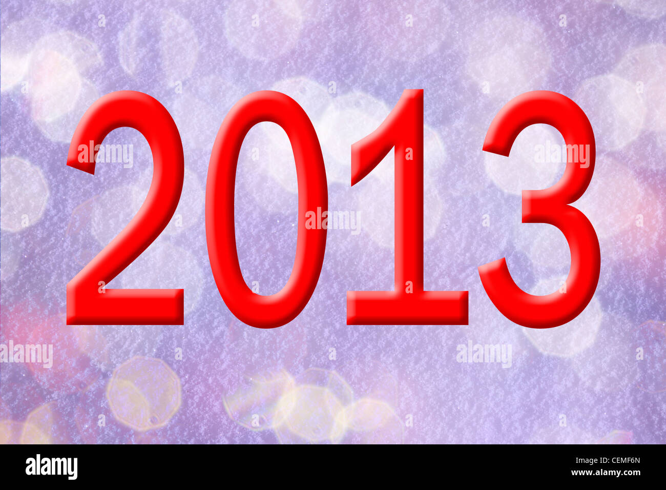 Neujahr 2013 abstrakten Hintergrund Stockfoto