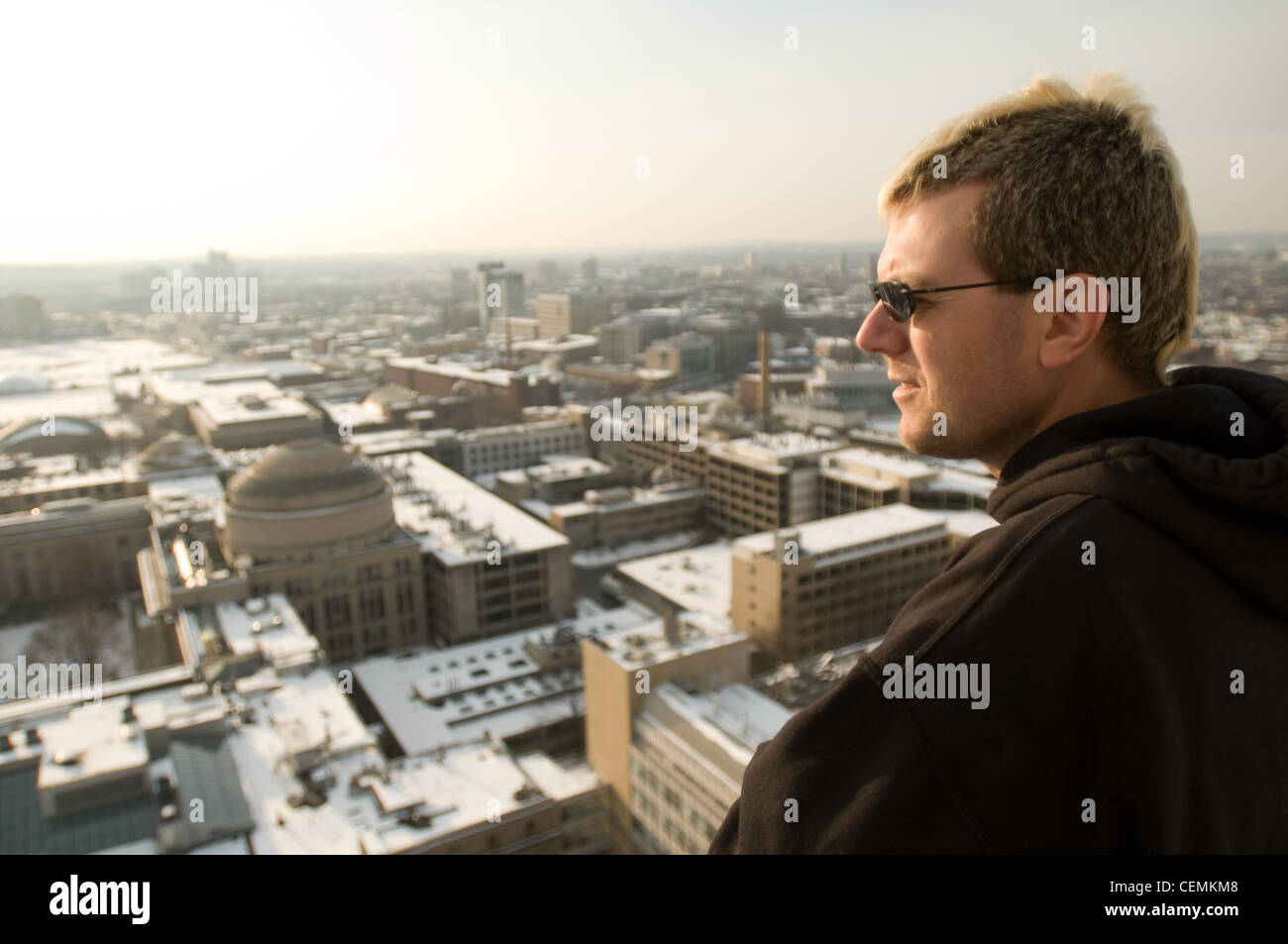 Andrew "Zoz" Brooks, MIT Alaun und Co-Moderator der TV-Show "Prototyp dies" auf dem Discovery Channel Stockfoto