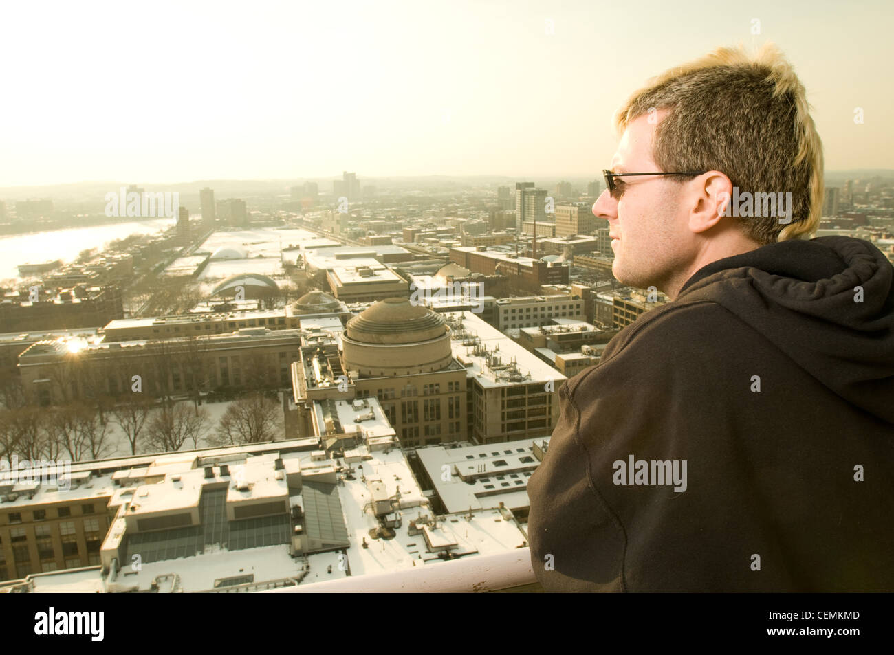 Andrew "Zoz" Brooks, MIT Alaun und Co-Moderator der TV-Show "Prototyp dies" auf dem Discovery Channel Stockfoto