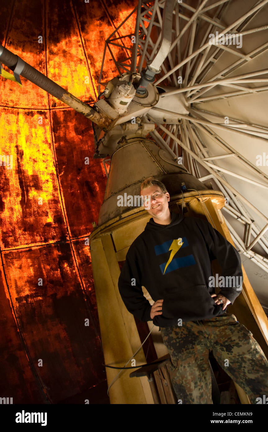 Andrew "Zoz" Brooks, MIT Alaun und Co-Moderator der TV-Show "Prototyp dies" auf dem Discovery Channel Stockfoto