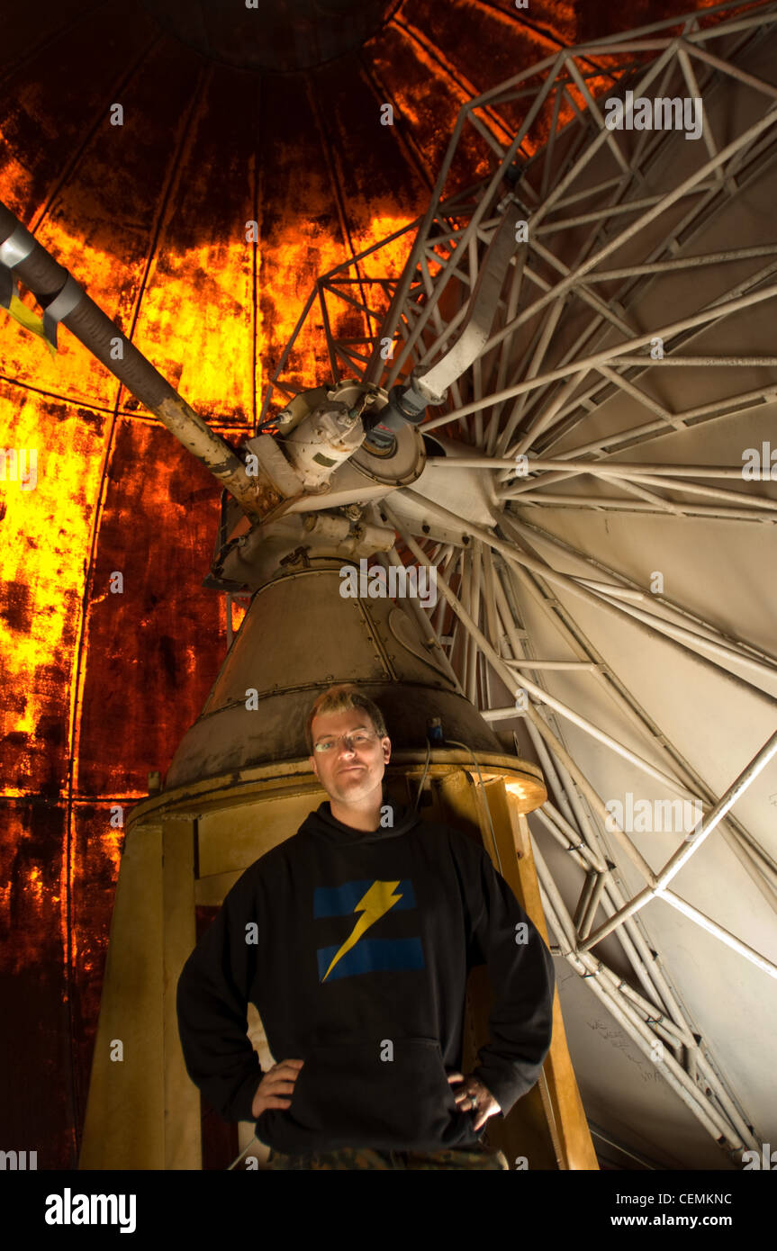 Andrew "Zoz" Brooks, MIT Alaun und Co-Moderator der TV-Show "Prototyp dies" auf dem Discovery Channel Stockfoto
