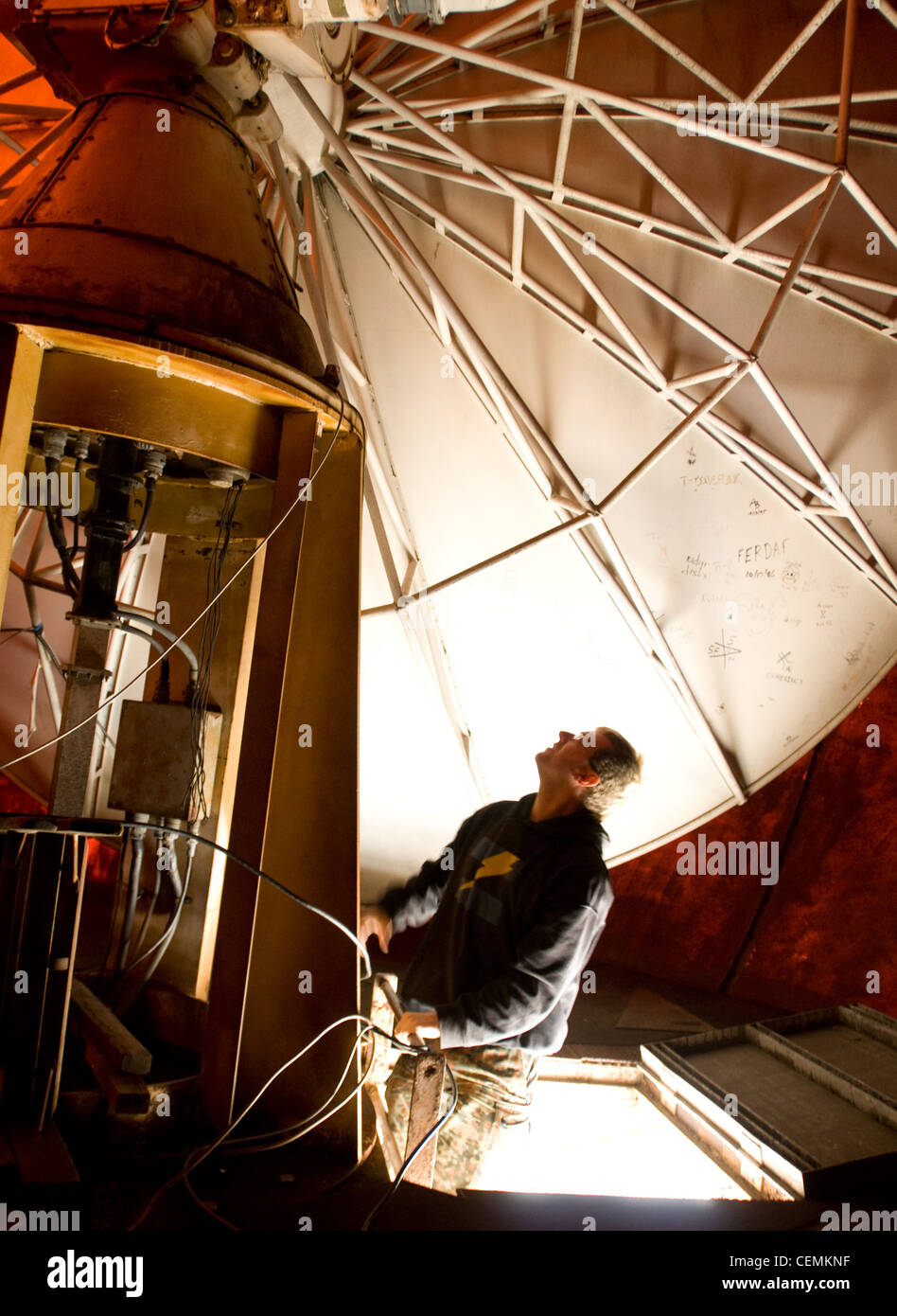 Andrew "Zoz" Brooks, MIT Alaun und Co-Moderator der TV-Show "Prototyp dies" auf dem Discovery Channel Stockfoto