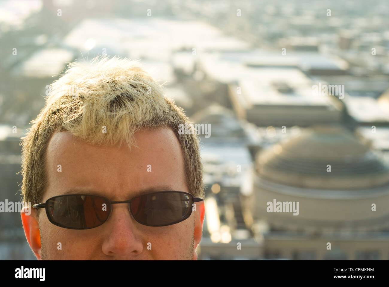 Andrew "Zoz" Brooks, MIT Alaun und Co-Moderator der TV-Show "Prototyp dies" auf dem Discovery Channel Stockfoto