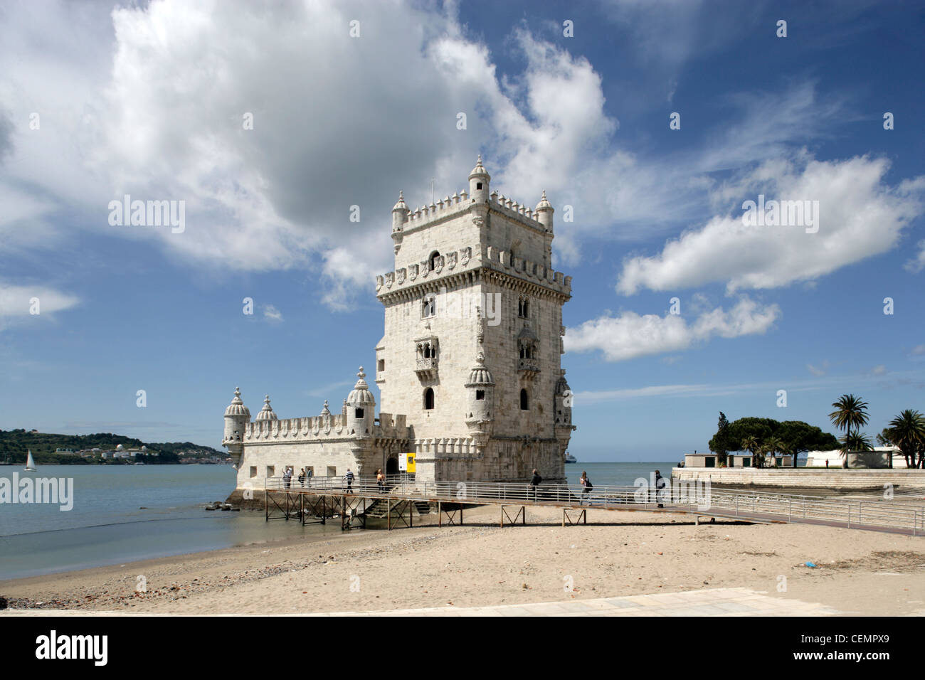 Lissabon: Belem - Torre de Belem Stockfoto
