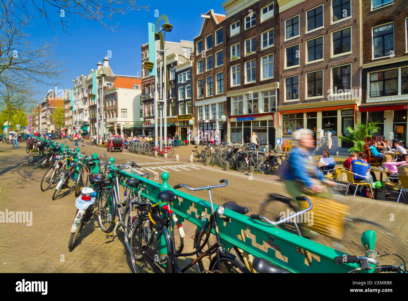 Nieuwmarkt Amsterdam Niederlande Holland EU Mitteleuropa Stockfoto