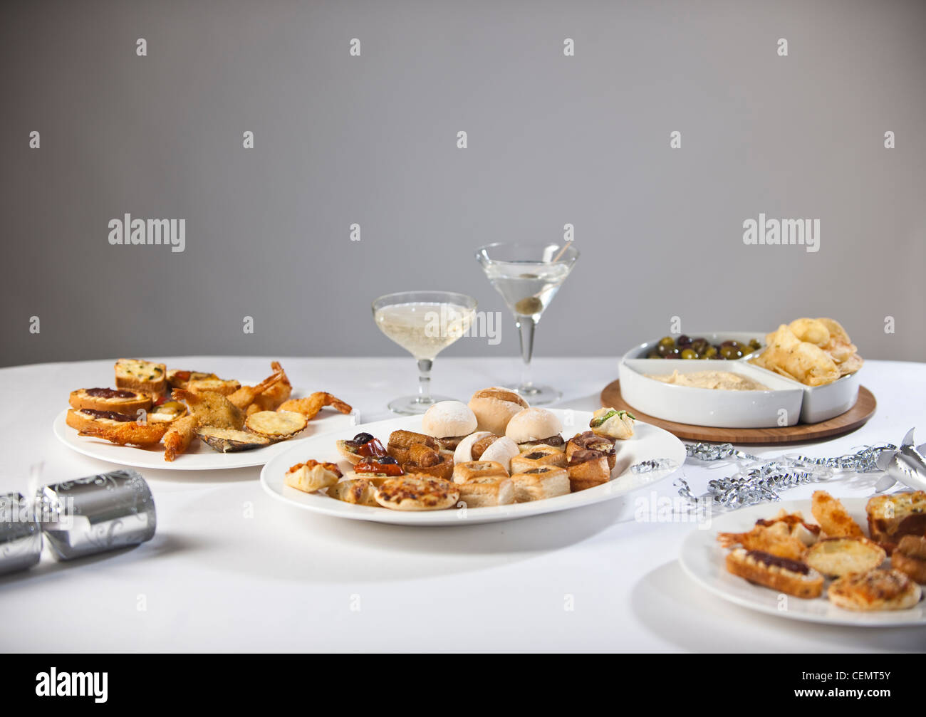 Party Essen 2 Stockfoto
