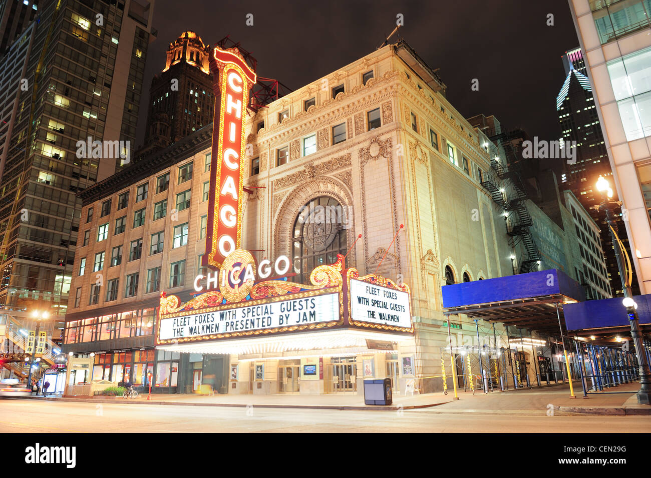 Chicago Theater innen Stockfoto