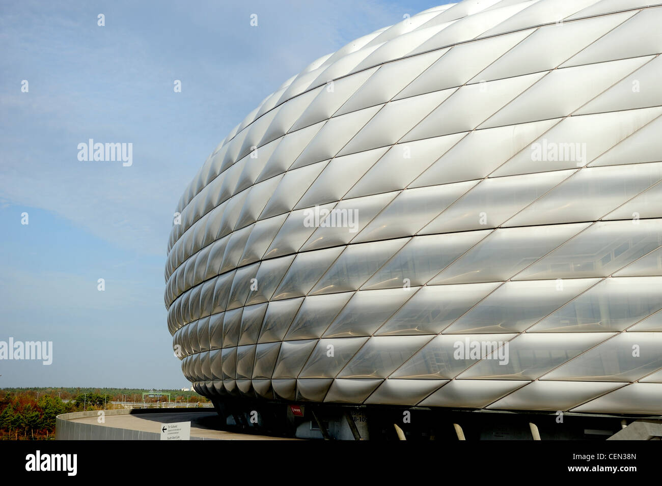 Allianz Arena in München Stockfoto