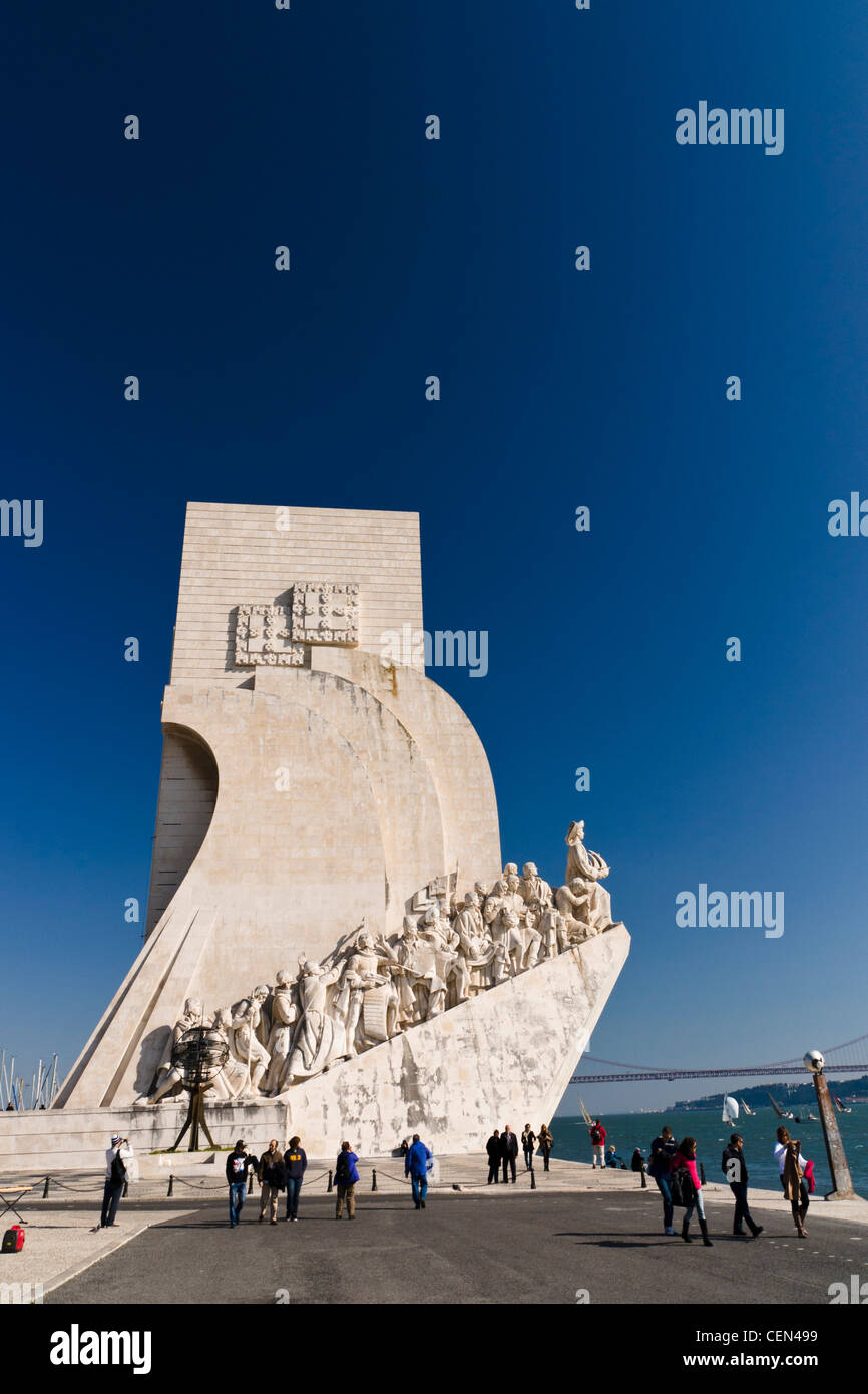 Padrão Dos Descobrimentos (Denkmal der Entdeckungen), Lissabon, Portugal. Stockfoto