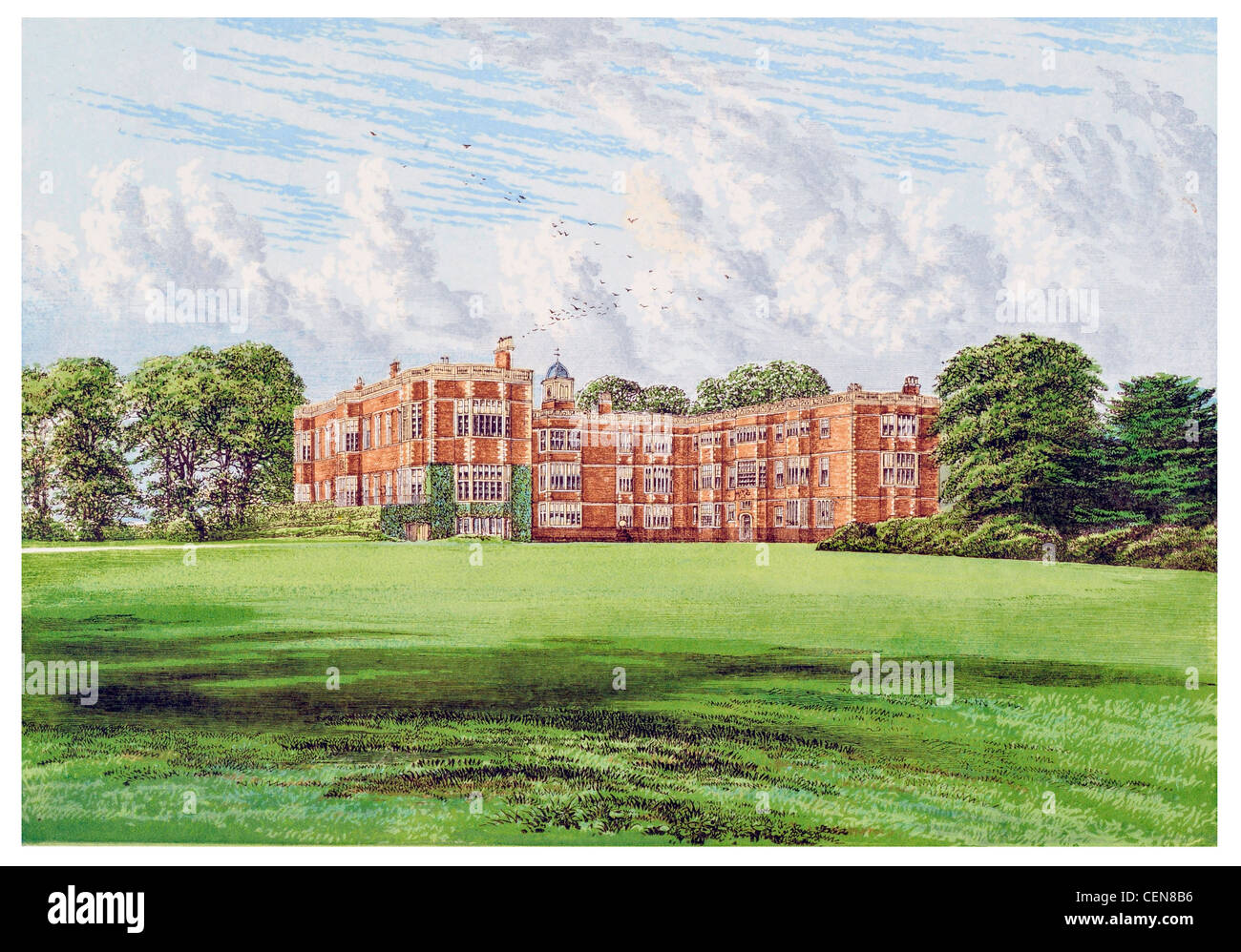 Temple Newsam Templestowe Tudor jakobinischen Haus landschaftlich Capability Brown West Yorkshire England Stockfoto