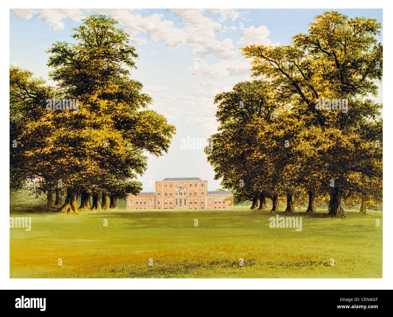 Aldby Park Landgut Buttercrambe East Riding of Yorkshire England UK Jane Darley Park Parkland Haus Manor Stockfoto