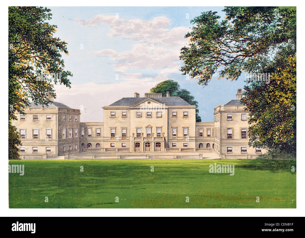 Nuneham Haus palladianische Villa Oxfordshire England UK Retreat Center aufgeführt Brahma Kumaris World Spiritual University Gebäude Stockfoto